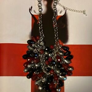 Beautiful, beaded necklace.